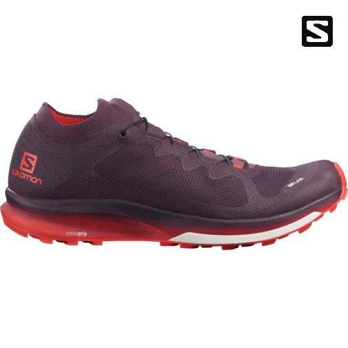 Salomon S/Lab Ultra 3 Trailove Bezecke Tenisky Panske Bordove | SK 2MJZFD